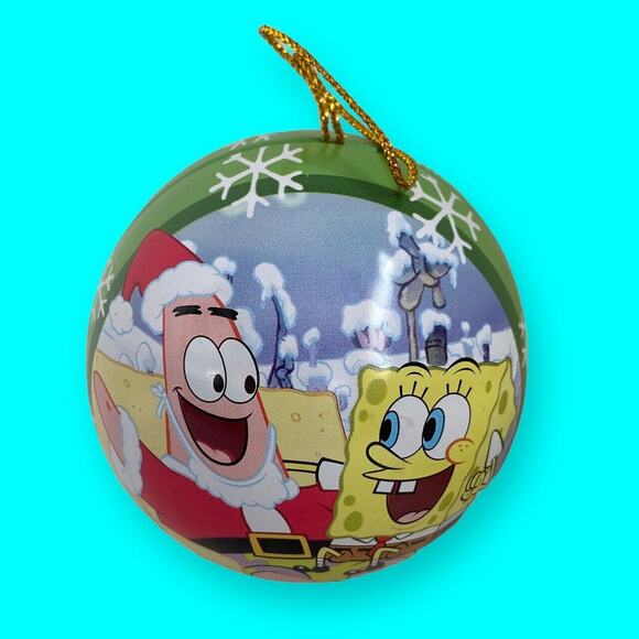Sponge Bob Square Pants Christmas Ornament 2007 Nickelodeon Viacom by Hillenburg - Picture 6 of 7